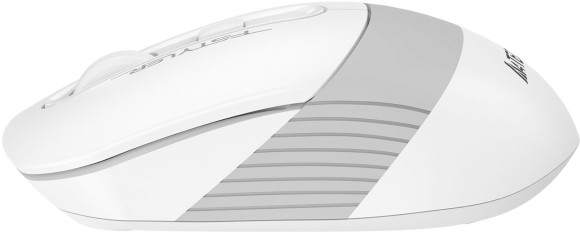 Мышь A4Tech Fstyler FB10CS белый/серый оптическая 2000dpi silent беспров. BT/Radio USB 4but (FB10CS USB GRAYISH WHITE)