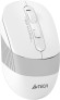 Мышь A4Tech Fstyler FB10CS белый/серый оптическая 2000dpi silent беспров. BT/Radio USB 4but (FB10CS USB GRAYISH WHITE)