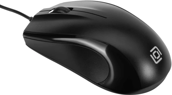 Мышь Оклик 185V2 черный оптическая 1200dpi USB для ноутбука 3but (1185962)