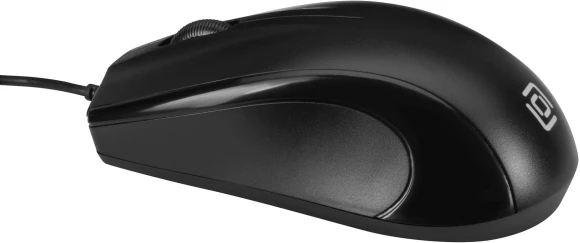 Мышь Оклик 185V2 черный оптическая 1200dpi USB для ноутбука 3but (1185962)