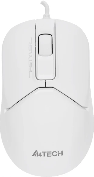 Мышь A4Tech Fstyler FM12S белый оптическая 1200dpi silent USB 3but (FM12S WHITE)