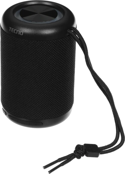 Колонка порт. Tecno S3 Square черный 3W 1.1 BT 2000mAh (S3)