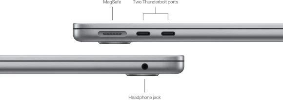 Ноутбук Apple MacBook Air A3113 M3 8 core 8Gb SSD512Gb/10 core GPU 13.6" Liquid Retina (2560x1664) macOS grey space WiFi BT Cam (MRXP3LL/A) Ноутбук Apple MacBook Air A3113 M3 8 core 8Gb SSD512Gb/10 core GPU 13.6" Liquid Retina (2560x1664) macOS grey space WiFi BT Cam (MRXP3LL/A)