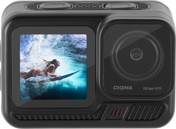 Экшн-камера Digma DiCam 970 1xCMOS 12Mpix черный