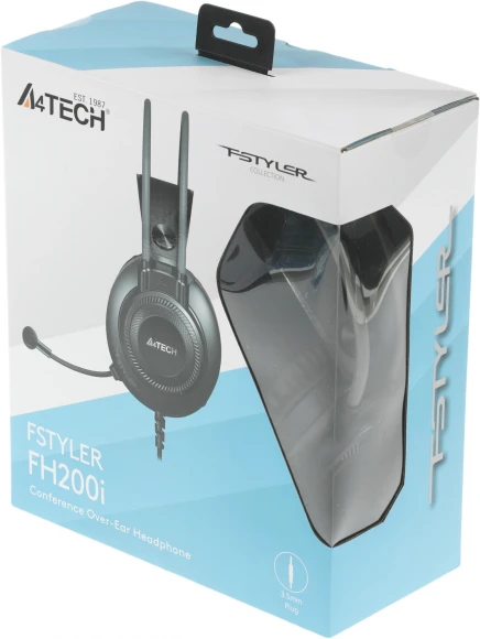 Наушники с микрофоном A4Tech Fstyler FH200i серый 1.8м накладные оголовье (FH200I GREY) Наушники с микрофоном A4Tech Fstyler FH200i серый 1.8м накладные оголовье (FH200I GREY)