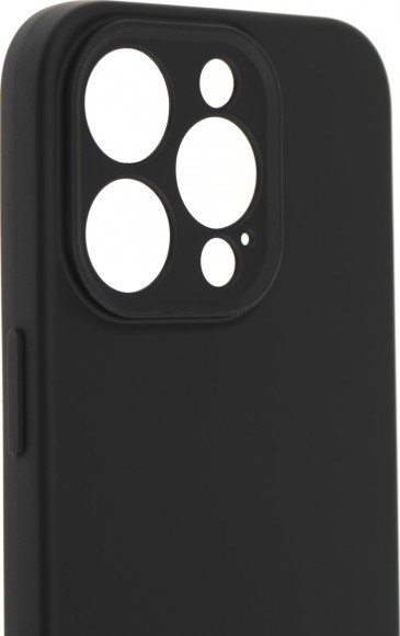 Чехол (клип-кейс) BoraSCO для Apple iPhone 15 Pro Microfiber Case черный (72429)