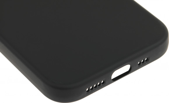 Чехол (клип-кейс) BoraSCO для Apple iPhone 15 Pro Microfiber Case черный (72429)