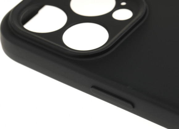 Чехол (клип-кейс) BoraSCO для Apple iPhone 15 Pro Microfiber Case черный (72429)