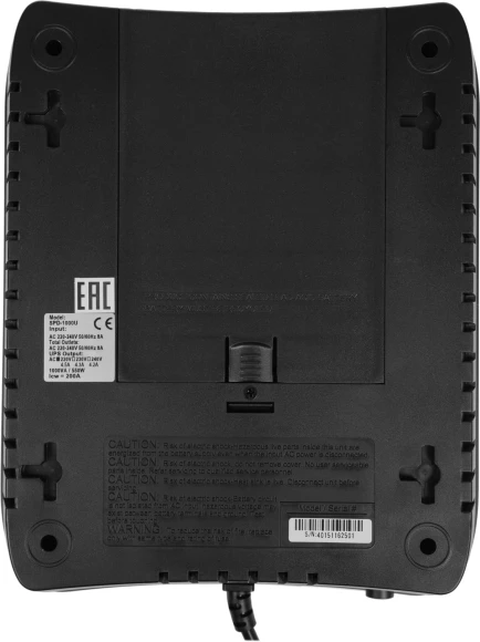 Источник бесперебойного питания Powercom Spider SPD-1000U 550Вт 1000ВА черный