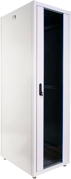 Шкаф коммутационный ЦМО (ШТК-Э-48.6.10-13АА) напольный 48U 598x1000мм пер.дв.стекл металл 2 бок.пан. 710кг серый 915мм 98.2кг 120град. 2254мм IP20 металл