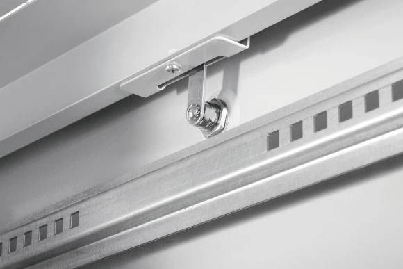 Шкаф коммутационный ЦМО (ШТК-Э-48.6.10-13АА) напольный 48U 598x1000мм пер.дв.стекл металл 2 бок.пан. 710кг серый 915мм 98.2кг 120град. 2254мм IP20 металл