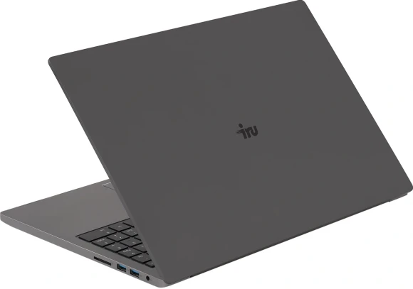 Ноутбук IRU Strato 16ALMR Core i5 12450H 16Gb SSD256Gb Intel UHD Graphics 16" IPS FHD (1920x1200) Windows 11 Pro grey WiFi BT Cam 5400mAh (2142315)
