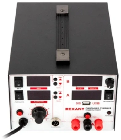 Паяльная станция Rexant 12-0729 электрич. 760Вт макс.t=480