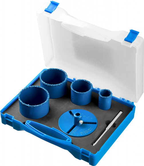 Набор коронок Зубр 33350-H6_z01 универсал. (6пред.) для шуруповертов/дрелей Набор коронок Зубр 33350-H6_z01 универсал. (6пред.) для шуруповертов/дрелей