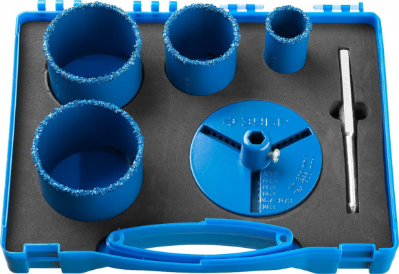 Набор коронок Зубр 33350-H6_z01 универсал. (6пред.) для шуруповертов/дрелей Набор коронок Зубр 33350-H6_z01 универсал. (6пред.) для шуруповертов/дрелей