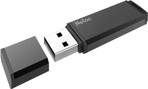 Флеш Диск Netac 32GB U351 NT03U351N-032G-32BK USB3.0 серый