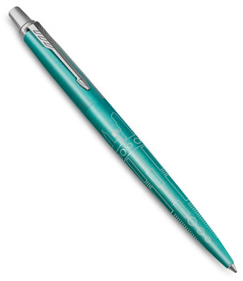 Ручка шариков. Parker Jotter Global Icons SE Miami K179 (2221602) бирюзовый M син. черн. подар.кор. Ручка шариков. Parker Jotter Global Icons SE Miami K179 (2221602) бирюзовый M син. черн. подар.кор.