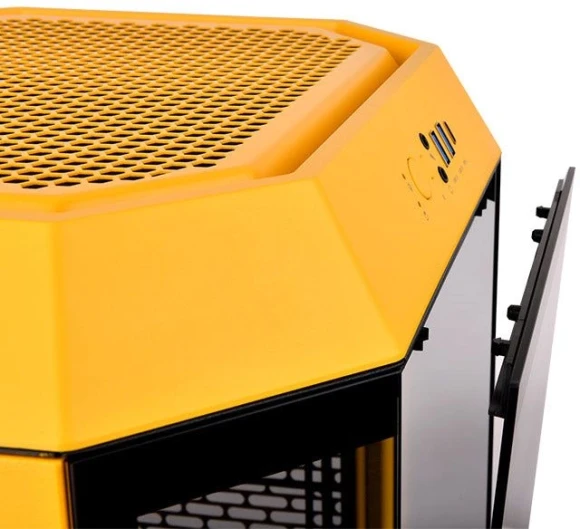 Корпус Thermaltake The Tower 300 Bumblebee желтый без БП mATX 8x120mm 6x140mm 2xUSB3.0 audio bott PSU