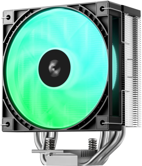 Устройство охлаждения(кулер) Deepcool AG400 G2 ARGB Soc-AM5/AM4/1200/1700/1851 серебристый/черный 4-pin 30.93dB Al+Cu 230W 641gr Ret (R-AG400-BKAMMG2-G) Устройство охлаждения(кулер) Deepcool AG400 G2 ARGB Soc-AM5/AM4/1200/1700/1851 серебристый/черный 4-pin 30.93dB Al+Cu 230W 641gr Ret (R-AG400-BKAMMG2-G)