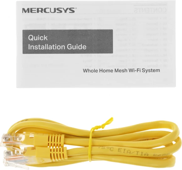 Бесшовный Mesh роутер Mercusys HALO H80X(2-PACK) AX3000 10/100/1000BASE-TX белый (упак.:2шт)