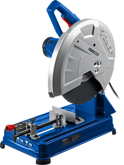Отрезная пила Зубр ПО-355 2400Вт 3900об/мин d=355мм