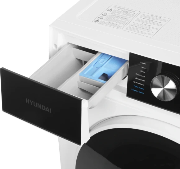Стиральная машина Hyundai WFD8216 класс: A+++ загр.фронтальная макс.:8кг (с сушкой) белый инвертор