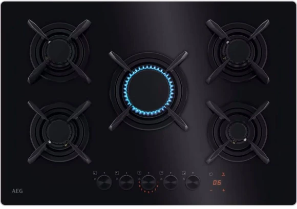 Газовая варочная поверхность Electrolux EGS6436K черный
