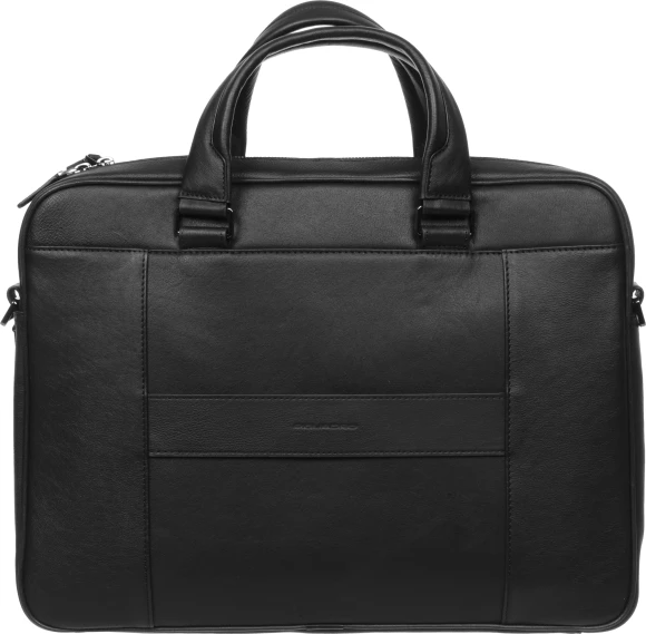 Сумка мужская Piquadro Black Square CA4027B3/N с отделением для ноутбука 15" черная натур.кожа