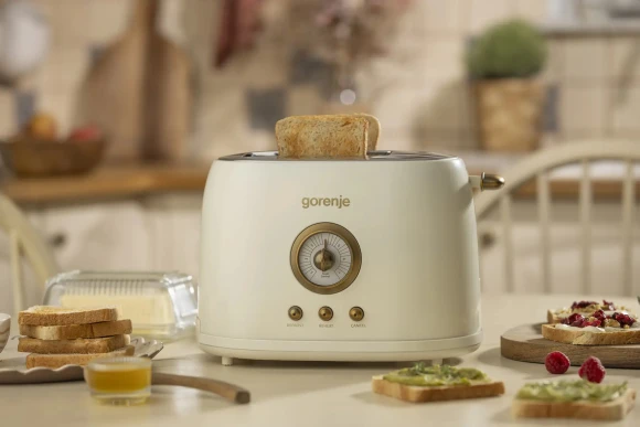 Тостер Gorenje T850CD 850Вт бежевый