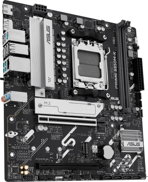Материнская плата Asus PRIME B850M-K Socket AM5 AMD B850 2xDDR5 mATX AC`97 8ch(7.1) 2.5Gg RAID+HDMI+DP Материнская плата Asus PRIME B850M-K Socket AM5 AMD B850 2xDDR5 mATX AC`97 8ch(7.1) 2.5Gg RAID+HDMI+DP