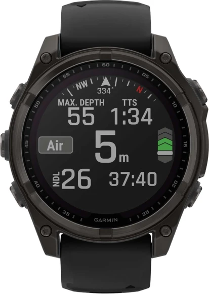 Смарт-часы Garmin Fenix 8 Solar Sapphire 47мм 1.3" корп.серый рем.черный (010-02906-11) Смарт-часы Garmin Fenix 8 Solar Sapphire 47мм 1.3" корп.серый рем.черный (010-02906-11)