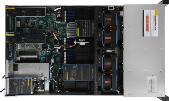 Сервер IRU Rock g2212ag3 2x7713 4x32Gb 2x480Gb SSD 9361-8I AST2500 10G 4P 2x1300W w/o OS (2196352)