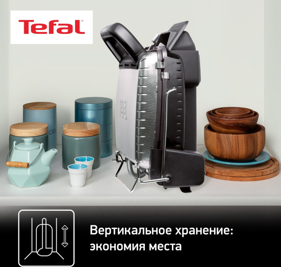 Электрогриль Tefal GC306012 2000Вт серебристый/черный