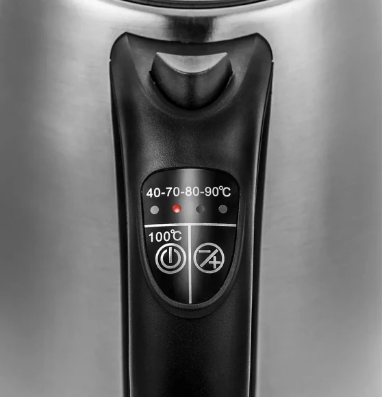 Чайник электрический Kitfort КТ-6106 1.7л. серебристый корпус: металл/пластик