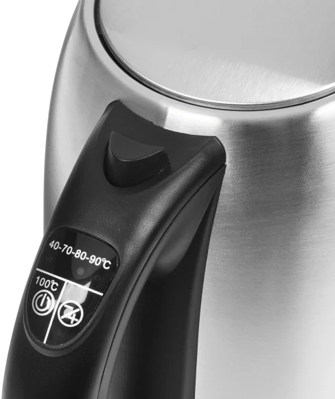 Чайник электрический Kitfort КТ-6106 1.7л. серебристый корпус: металл/пластик