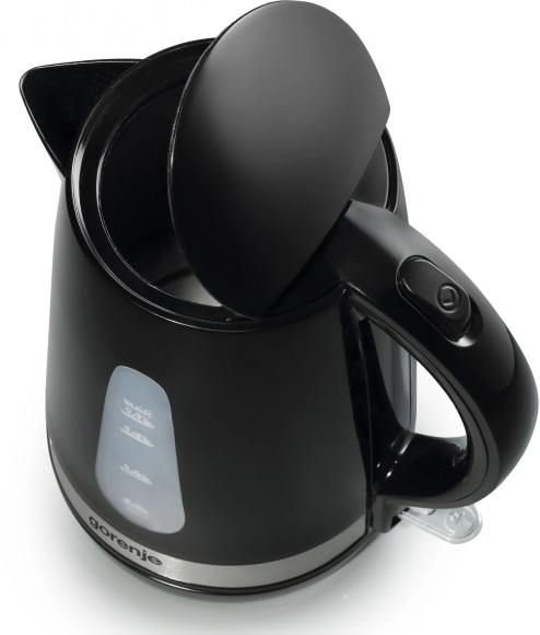 Чайник электрический Gorenje K17BK 1.7л. 2200Вт черный/серебристый корпус: металл/пластик