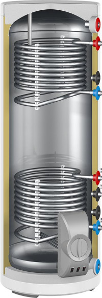 Водонагреватель Thermex IRP 300 V (combi) PRO 6кВт 300л через теплообменник напольный/белый