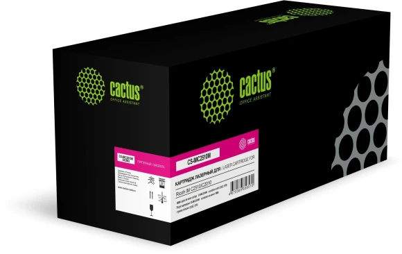 Картридж лазерный Cactus CS-IMC2510C 842564 голубой (18000стр.) для Ricoh IM C2510/C2010 с чипом
