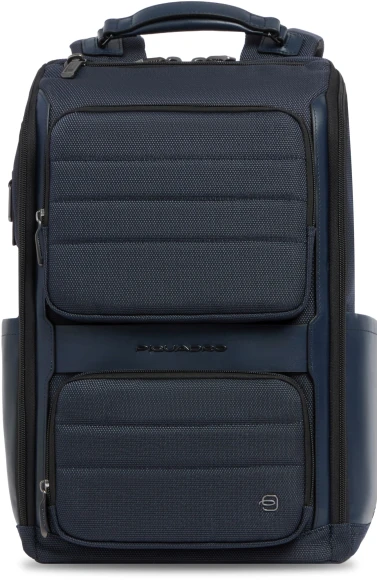 Рюкзак мужской Piquadro Oberon CA7278W150/BLUS темно-синий нейлон/натур.кожа Рюкзак мужской Piquadro Oberon CA7278W150/BLUS темно-синий нейлон/натур.кожа