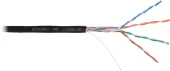 Кабель сетевой информационный Nikomax NMC 2100B-BK кат.5E U/UTP 4 пары 24AWG PE внутренний 305м черный