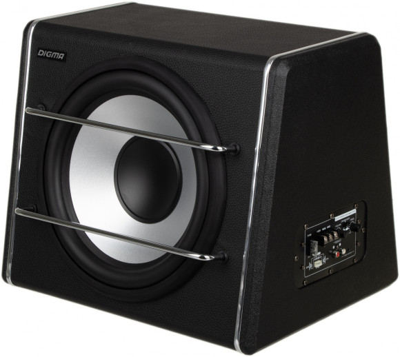 Сабвуфер автомобильный Digma DCS-120 300Вт активный (30см/12")