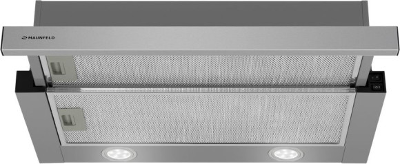 Вытяжка встраиваемая Maunfeld VS Fast 60 нержавеющая сталь управление: кулисные переключатели (1 мотор)