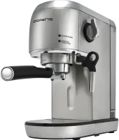 Кофеварка рожковая Polaris PCM 2001AE 1400Вт нержавеющая сталь Кофеварка рожковая Polaris PCM 2001AE 1400Вт нержавеющая сталь