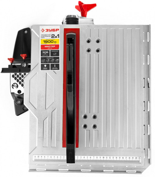 Торцовочная пила Зубр ЗПТК-305-1900 1900Вт 4200об/мин d=305мм
