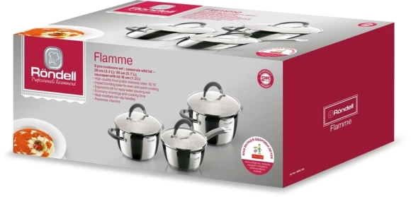Набор посуды Rondell Flamme RDS-341 6 предметов