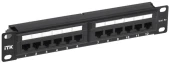Патч-панель ITK PP12-1UC5ES-D05-10 10" 1U 12xRJ45 кат.5E STP