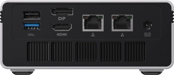 ПК Мини Chuwi UBox Ryzen 5 6600H (3.3) 16Gb SSD512Gb 660M Windows 11 Pro 2x2.5GbitEth WiFi BT 90W белый/черный