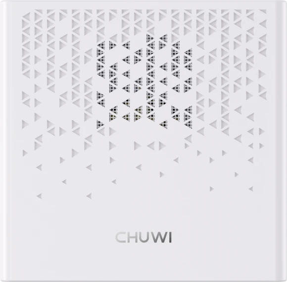 ПК Мини Chuwi UBox Ryzen 5 6600H (3.3) 16Gb SSD512Gb 660M Windows 11 Pro 2x2.5GbitEth WiFi BT 90W белый/черный