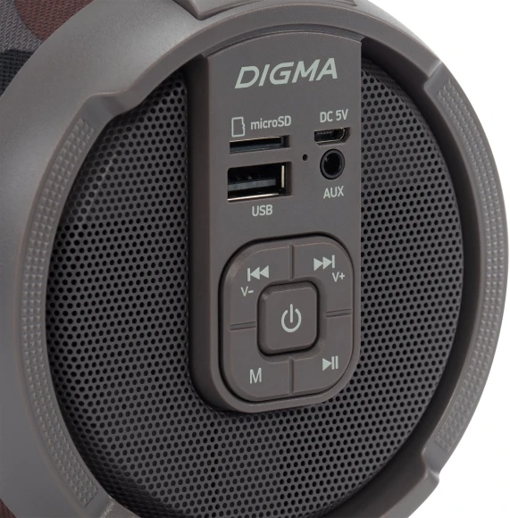 Колонка порт. Digma D-PS1520 камуфляж/камуфляж 16W 1.0 BT 10м 1500mAh (SP1520C)
