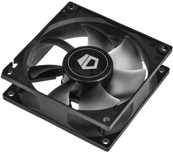 Вентилятор для корпуса ID-Cooling NO-8025-SD 80х80x25 черный 3-pin 21дБ Ret Вентилятор для корпуса ID-Cooling NO-8025-SD 80х80x25 черный 3-pin 21дБ Ret